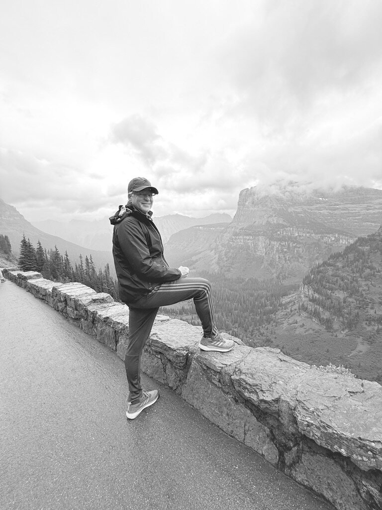 Mark McCool in the mountains