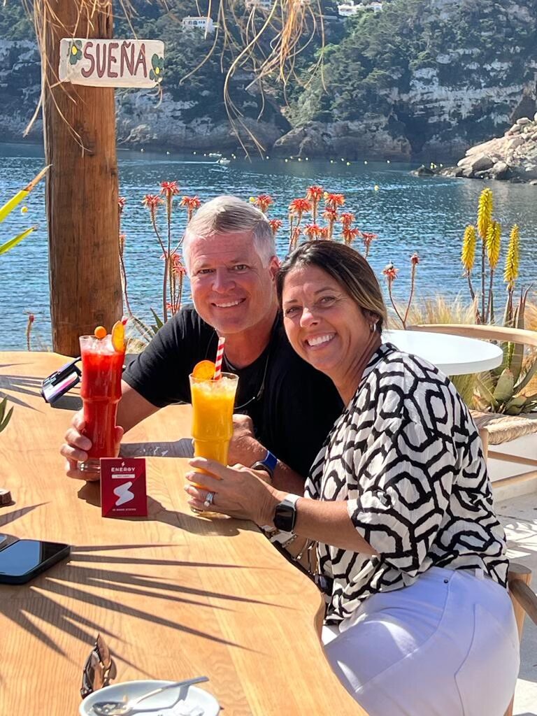 Mark and Jeanine lakeside