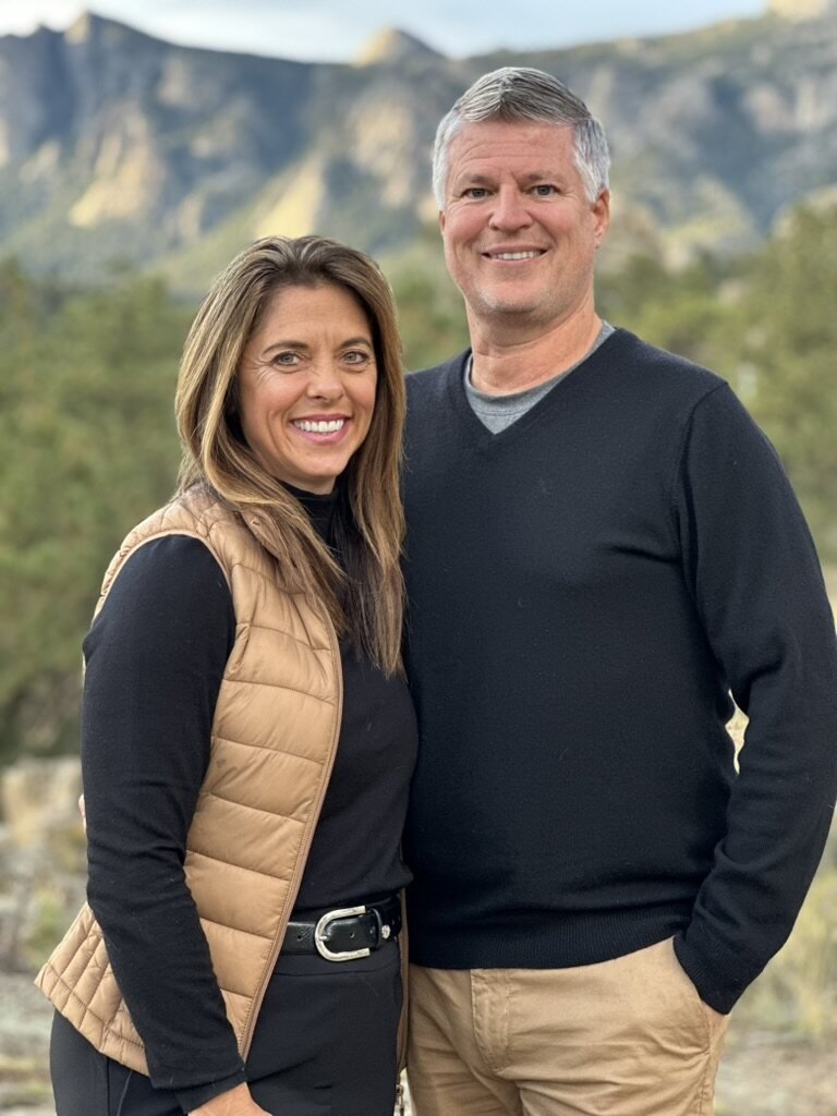 Mark and Jeanine in the mountains