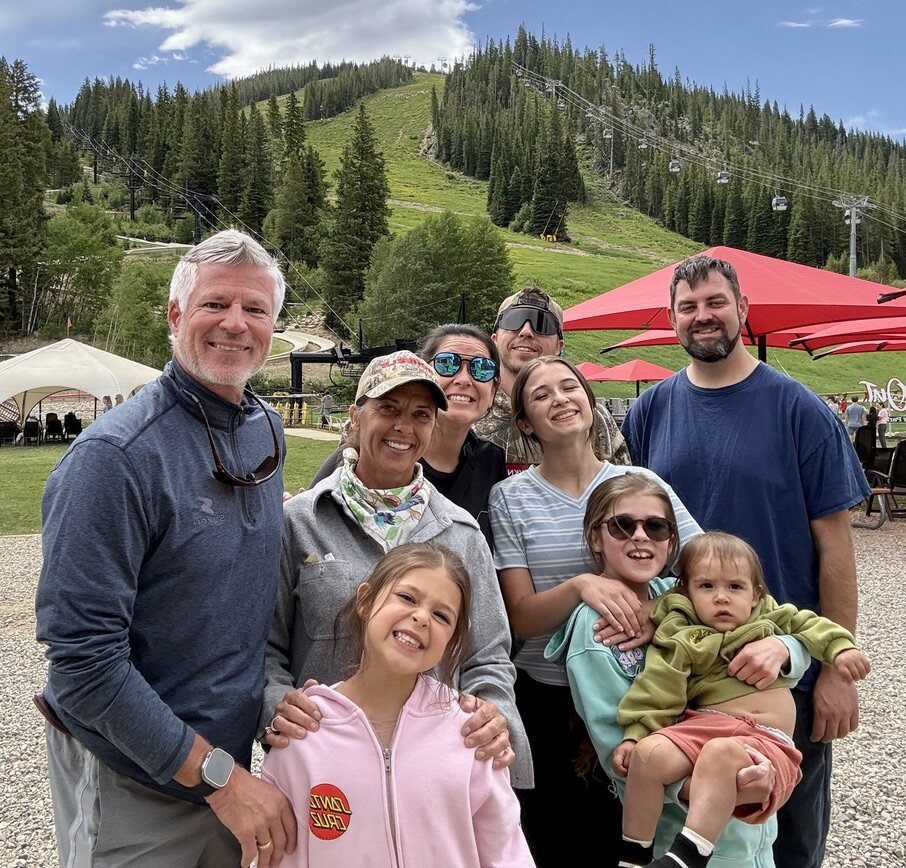 McCool family at the ski slopes